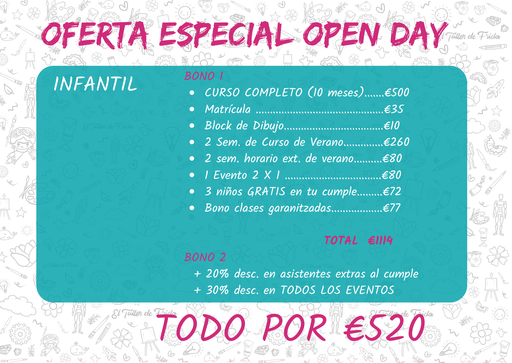 PINTURA / OPEN DAY INFANTIL M (pago 2)